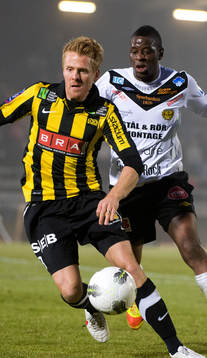 Josef Elvby, Häcken. Dominique Kivuvu, Mjällby