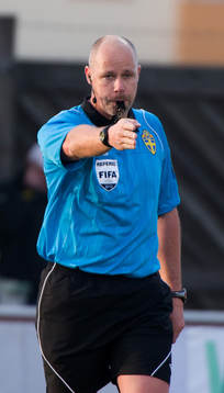 Domare Martin Hansson dömer straff