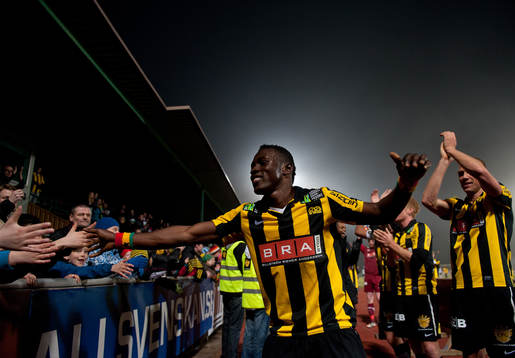 Abdul Majeed Waris, Häcken, tackar publiken
