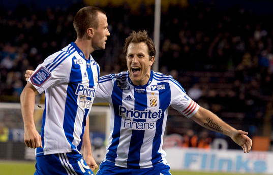 Tobias Hysén, Göteborg jublar med målskytten Hjalmar