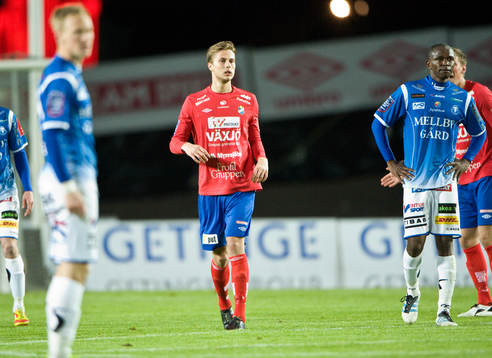 Jonas Hellgren, första gången på planen för Öster