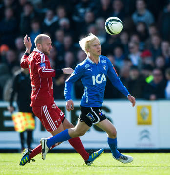 Kristoffer Thrydell, Halmstad jagas av Niklas Klingberg,