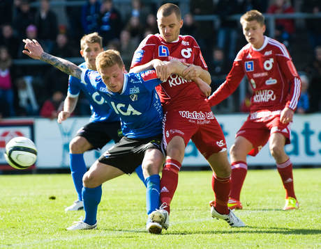 Gudjon Baldvinsson, Halmstad, svårstoppad