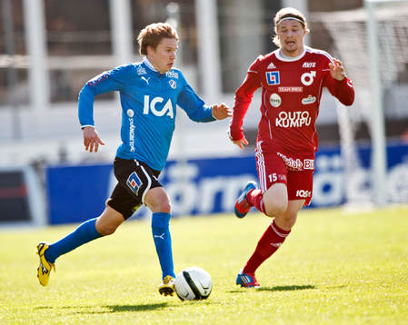 Johan Blomberg, Halmstad och Erik Nilsson, Degerfors