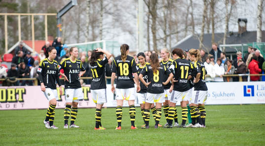 AIK, spelare samlas