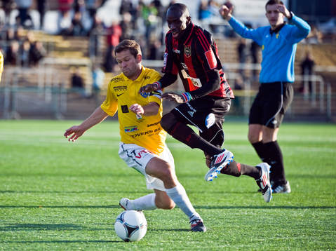 David Svensson, Falkenberg och Aziz Corr Nyang,