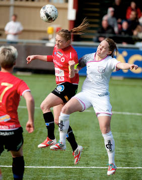 Sif Atladottir, Kristianstad och Elin Rubensson, LDB