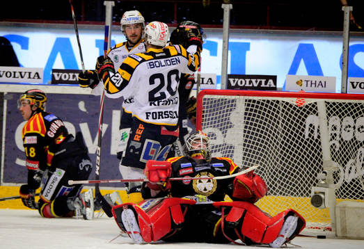 Jimmie Ericsson och Erik Forssell, Skellefteå, jubel