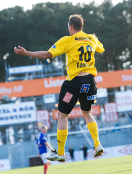 1-0 Pär Ericsson, Mjällby, jubel