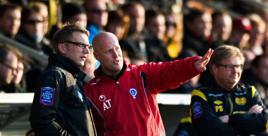 Andreas Thomsson, tränare, Åtvidaberg och Peter Swärdh,