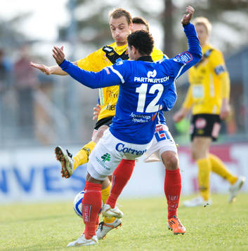 Pär Ericsson, Mjällby och Bruno Manoel Marinho,