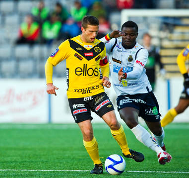 Anders Svensson, Elfsborg och Zakaria Abdullai, Gefle