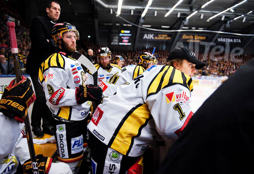 Niklas Svedberg, målvakt, Brynäs, satt på bänken