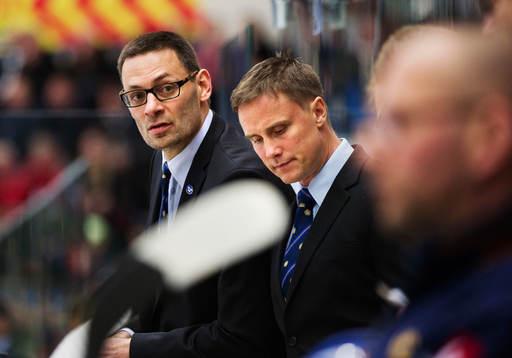 Peter Popovic och Roger Rönnberg, assisterande tränare