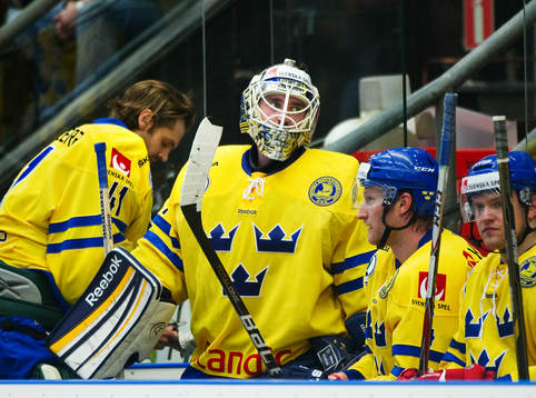 Jhonas Enroth, målvakt, Sverige, utgick i