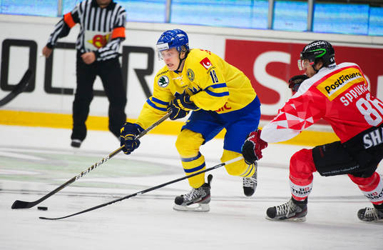 Jesper Fasth, Sverige, utmanas av Julien Sprunger, Schweiz
