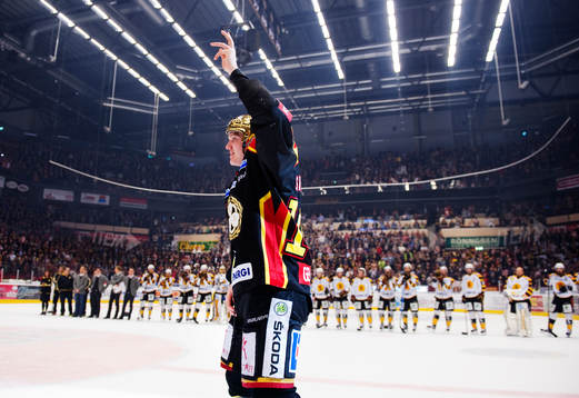 Jakob Silfverberg, Brynäs, tog emot priset som matchens