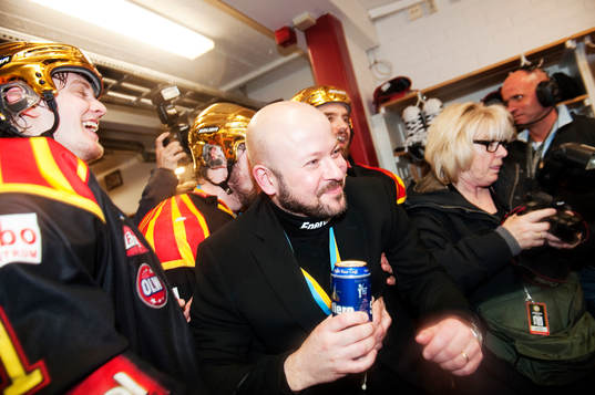 Tommy Jonsson, tränare, Brynäs. Svenska Mästare 2012,