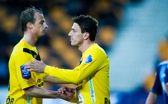 Pär Ericsson och Erton Fejzullahu, Mjällby