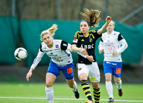 Moa Narving, Örebro och Clara Markstedt, AIK