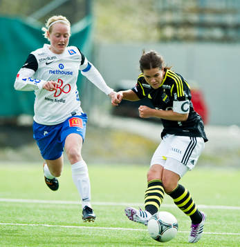 Marie Hammarström, Örebro och Hanna Folkesson, AIK