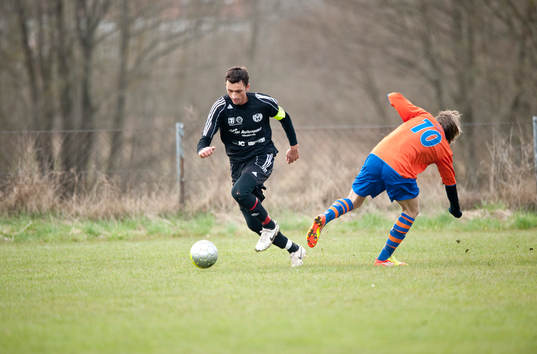 Besnik Dibrani, Ignaberga dribblar ifrån Rasmus Johansson,