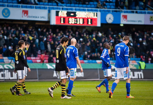 AIK och Sundsvall vandrar likgiltiga av planen