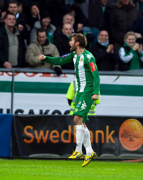 Christophe Lallet, Hammarby, jubel