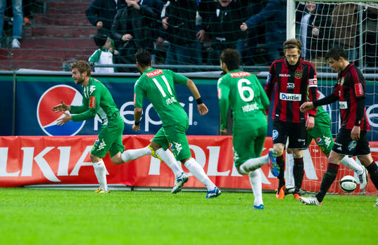Christophe Lallet, Hammarby, jubel