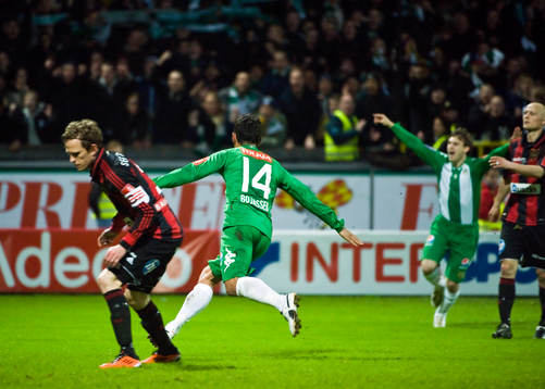 Sebastian Bojassen, Hammarby, jubel