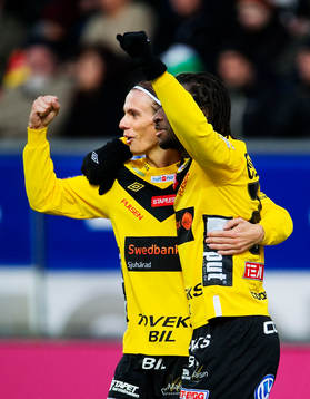 Niklas Hult och Amadou Jawo, Elfsborg, jubel