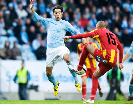 Jimmy Durmaz, Malmö, och Alessandro Silva Perriera,