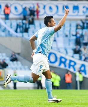 1-0 Wilton Figueiredo, Malmö, jubel