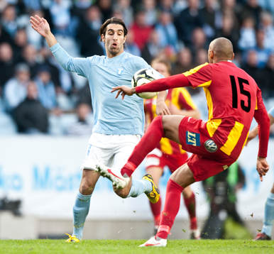 Jimmy Durmaz, Malmö och Alessandro Silva Perreira,