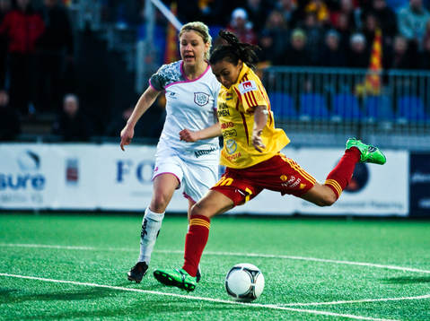 Marta Vieira da Silva, Tyresö på väg att göra 1-0