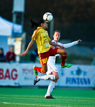 Marta Vieira da Silva, Tyresö och Lina Nilsson, Malmö