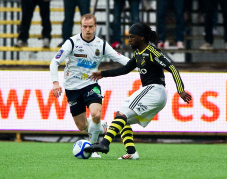 Pär Asp, Gefle och Martin Mutumba, AIK gjorde 0-1