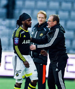 Martin Mutumba, AIK gjorde enda målet 0-1