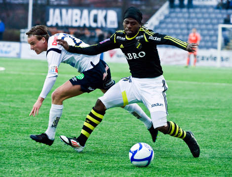 Eric Larsson, Gefle och Martin Mutumba, AIK som gjorde