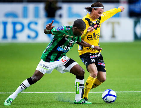 Eric Bassombeng, GAIS, Niklas Hult, Elfsborg
