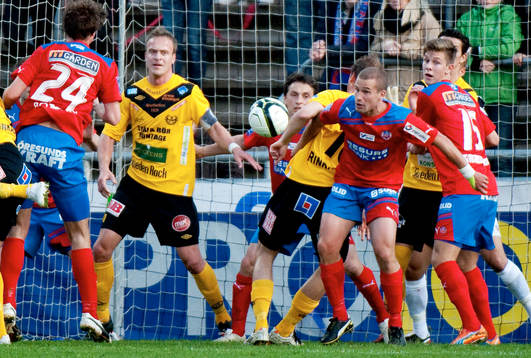 Emil Krafth, Helsingborg och Christoffer Andersson,