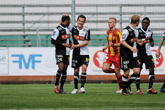 Martin Ericsson, Häcken gör 0-1 på frispark i första