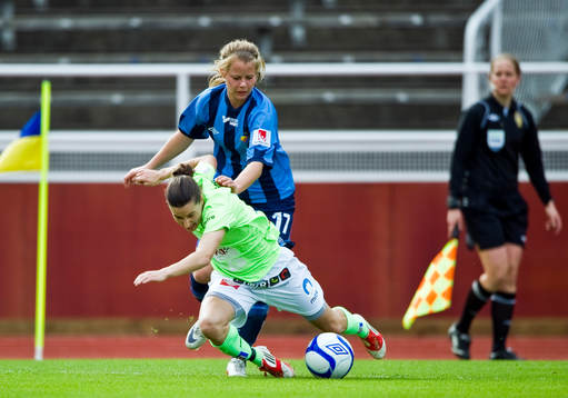 Madeleine Stegius, Djurgården och Johanna Rasmussen,