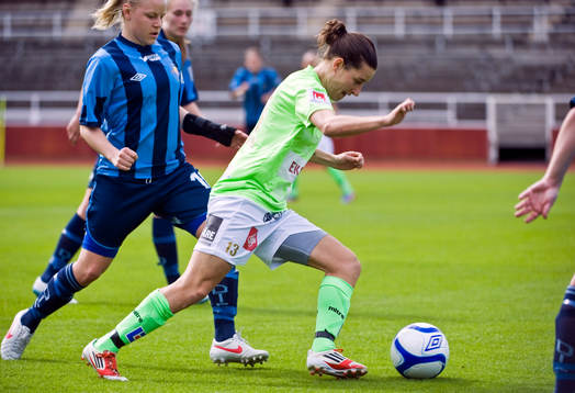 Sofia Nilsson, Djurgården och Johanna Rasmussen,