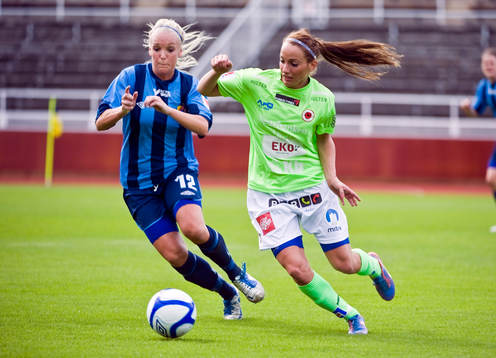 Anna Lindblom, Djurgården och Kosovare Asllani,
