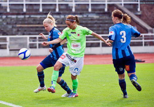 Anna Lindblom, Djurgården och Kosovare Asllani,