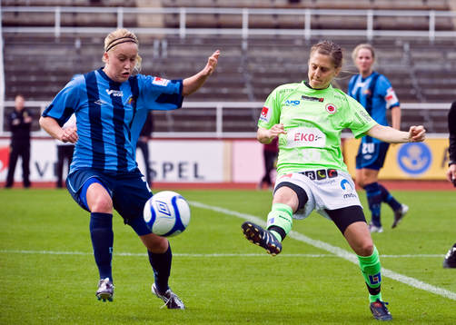 Irma Helin, Djurgården och Therese Björck, Kristianstad