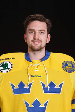 Goaltender Jhonas Enrothof Sweden poses for a portrait