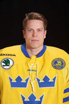 Goaltender Viktor Fasth of Sweden poses for a portrait