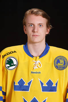 Jonas Brodin of Sweden poses for a portrait
